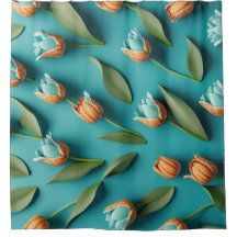 ヴィンテージフローラチューリップパターン