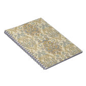 ヴィンテージフローラテクスチャデザイン。Damaskシームレスvi ノートブック (右側)