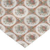 ヴィンテージフローラテラコッタタイルパターン テーブルクロス (アングル)