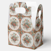 ヴィンテージフローラテラコッタタイルパターン フェイバーボックス (オープン)