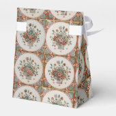 ヴィンテージフローラテラコッタタイルパター結婚ン フェイバーボックス (裏面サイド)