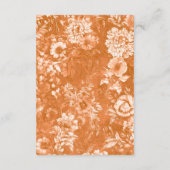 ヴィンテージフローラテラコッタニュートラル結婚ズ詳細 エンクロージャーカード (裏面)