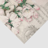 ヴィンテージフローラデクページアンティークフランスのエフェラ 薄葉紙 (詳細)