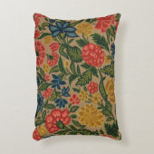 ヴィンテージフローラデザイナーガーデンアートワーク アクセントクッション (正面(垂直))