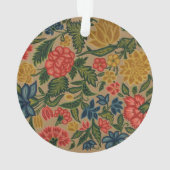 ヴィンテージフローラデザイナーガーデンアートワーク オーナメント (裏面)