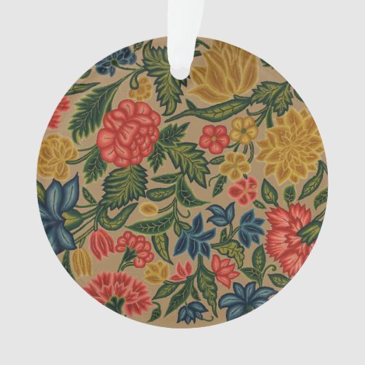 ヴィンテージフローラデザイナーガーデンアートワーク オーナメント (正面)