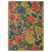 ヴィンテージフローラデザイナーガーデンアートワーク クリップボード (裏面)