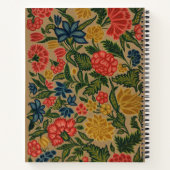 ヴィンテージフローラデザイナーガーデンアートワーク ノートブック (裏面)