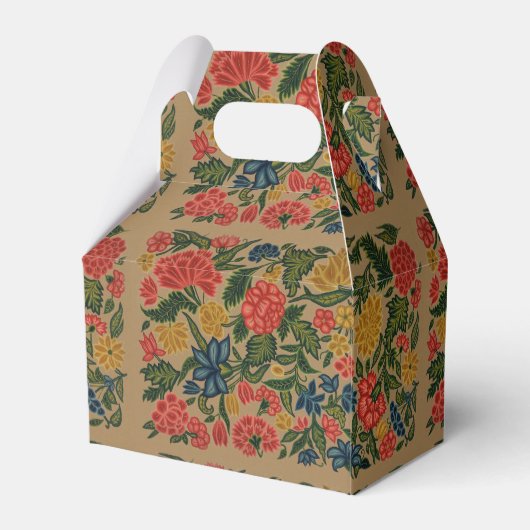 ヴィンテージフローラデザイナーガーデンアートワーク フェイバーボックス (裏面サイド)