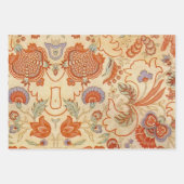 ヴィンテージフローラデザイナーガーデンアートワーク ラッピングペーパーシート (正面3)