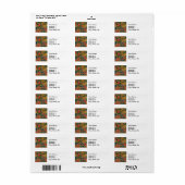 ヴィンテージフローラデザイナーガーデンアートワーク ラベル (フルシート)