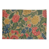 ヴィンテージフローラデザイナーガーデンアートワーク 枕カバー (裏面)