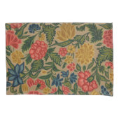 ヴィンテージフローラデザイナーガーデンアートワーク 枕カバー (正面)