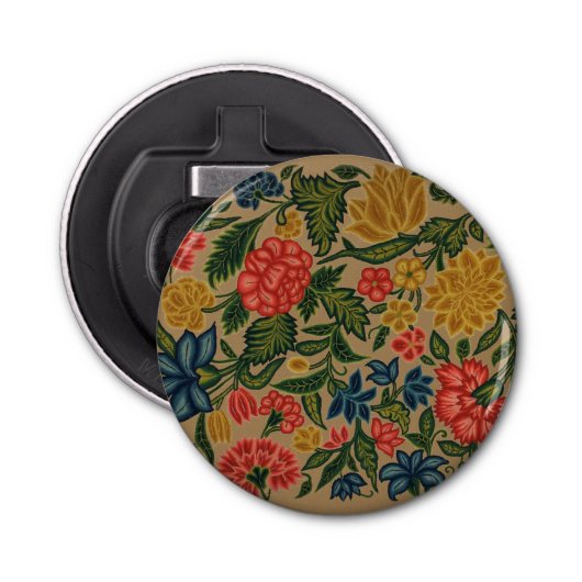 ヴィンテージフローラデザイナーガーデンアートワーク 栓抜き (正面)