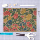 ヴィンテージフローラデザイナーガーデンアートワーク 薄葉紙 (クラフト)