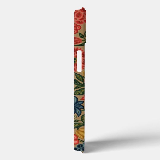 ヴィンテージフローラデザイナーガーデンアートワーク Case-Mate iPhoneケース (裏面 / 右)