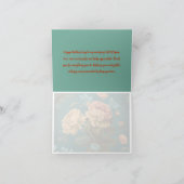 ヴィンテージフローラデザインマザーズデイカード サンキューカード (内部)