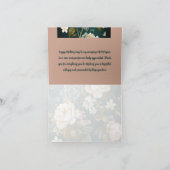 ヴィンテージフローラデザインマザーズデイカード サンキューカード (内部)