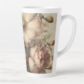 ヴィンテージフローラデザイン大 カフェラテマグ (右)