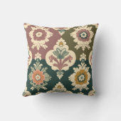 ヴィンテージフローラデザイン クッション (裏面)