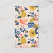 ヴィンテージフローラデザイン&シックバーケージ 名刺 (裏面)