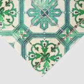 ヴィンテージフローラデルフトグリーンタイル分離組織P 薄葉紙 (詳細)