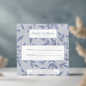 ヴィンテージフローラトイルブルーレフエラルカード 紹介カード