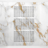 ヴィンテージフローラトレンディー金ゴールドマーブルカタログ 三つ折りカード (内部中)