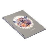 ヴィンテージフローラトンボ ノートブック (右側)