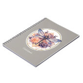 ヴィンテージフローラトンボ ノートブック (左側)