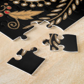 ヴィンテージフローラドードル:東洋のデザイン。 ジグソーパズル (側面)