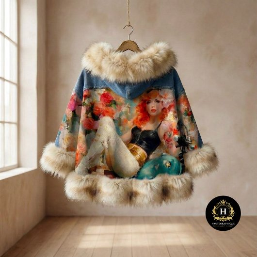 ヴィンテージフローラバイクもしくは自転車に乗る人女性のデコパージュ 薄葉紙