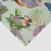 ヴィンテージフローラバタフライミントエフェメラデクページ 薄葉紙 (詳細)