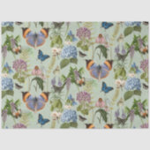 ヴィンテージフローラバタフライミントエフェメラデクページ 薄葉紙 (正面)