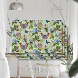 ヴィンテージフローラバタフライミントエフェメラデクページ 薄葉紙