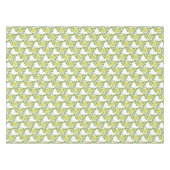 ヴィンテージフローラバターカップ壁紙ダマスク テーブルクロス (正面(横))