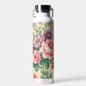 ヴィンテージフローラバラとデイジーウォーターボトル ウォーターボトル (正面)