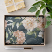 ヴィンテージフローラバラアクアデクページ 薄葉紙 (ギフト)