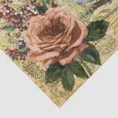 ヴィンテージフローラバラバード金ゴールド音楽の分離 薄葉紙 (詳細)