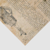 ヴィンテージフローラバラ分離 薄葉紙 (詳細)