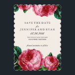 ヴィンテージフローラバラ日付の保存 セーブザデート<br><div class="desc">ヴィンテージフローラバラ日付の保存</div>