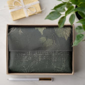 ヴィンテージフローラバラ緑化の分離 薄葉紙 (ギフト)