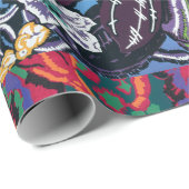 ヴィンテージフローラバリエーションクアトレヴィントシックスモチーフ ラッピングペーパー (ロールコーナー)