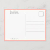 ヴィンテージフローラバレンタインデー ポストカード (裏面)