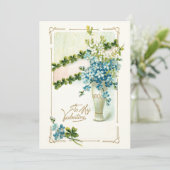 ヴィンテージフローラバレンタイン シーズンカード (スタンド正面)