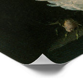 ヴィンテージフローラバロック、ニッチの花の花瓶 ポスター (角)