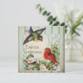 ヴィンテージフローラバーズフラットホリデーカード シーズンカード (スタンド正面)