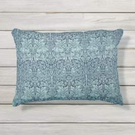 ヴィンテージフローラバードウィリアムモリスブレラビット アウトドアクッション