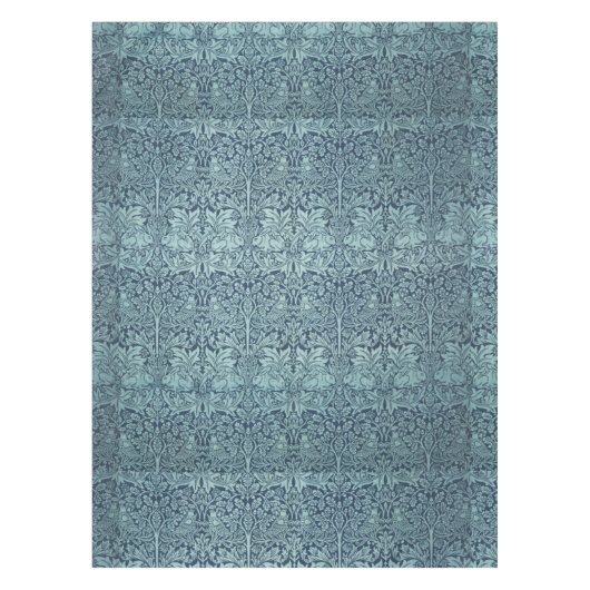 ヴィンテージフローラバードウィリアムモリスブレラビット テーブルクロス (正面)