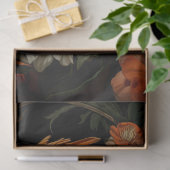 ヴィンテージフローラバードオウム切り離しティッシュペーパー 薄葉紙 (ギフト)